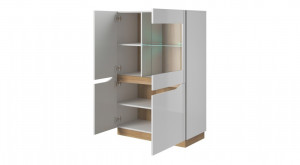 VITRINA LIVING CU LED ANGEL AWT90 DESIGN SCANDINAV PSK - Img 3