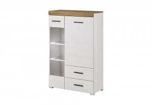 VITRINA LIVING CU LED FALCO FWT80 DESIGN SCANDINAV PSK