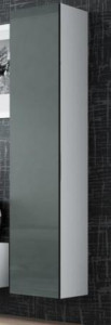 VITRINA LIVING VIGO 180 ALB/GRI DESIGN MODERN CM