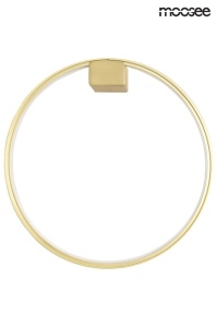 APLICA CIRCLE WALL AURIE, CONFECTIONATA DIN ALUMINIU SI ACRIL, STIL MODERN - Img 2