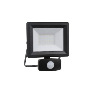 APLICA DE EXTERIOR, FLOOD SENSOR 20W, NEGRU, DESIGN MODERN, IDEAL LUX