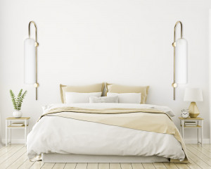 APLICA GOLD APP664-1W, 75 cm, ALB SI AURIU, DIN METAL SI STICLA, STIL MODERN, TU - Img 4