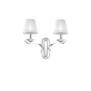 APLICA PEGASO AP2, ALB/CROM, DIN METAL, STIL MODERN