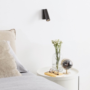 APLICA PIPE AP, NEGRU, DIN ALUMINIU, STIL MODERN - Img 2