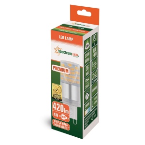 Bec LED lumina calda G9 4W 230V PREMIUM 14433 - Img 2