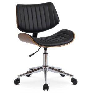 BESTSELLER! SCAUN DE BIROU ROTATIV, ARTIM MEBLE, REALIZAT DIN MATERIAL PIELE ECO, FURNIR, STIL MODERN - Img 7