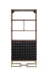 BIBLIOTECA ELEGANTA, COD 1971, 181CM, LEMN DE MANGO SI METAL, ARTIM GROUP SELECTION