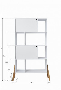 BIBLIOTECA PENTRU CAMERA BEBELUSI LOTTA ALBA DESIGN SCANDINAV BA - Img 3