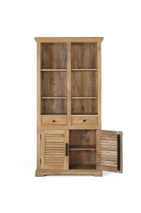 BIBLIOTECA/VITRINA CLASICA, 180CM, CODE 1812, LEMN DE MANGO, ARTIM GROUP SELECTION - Img 3