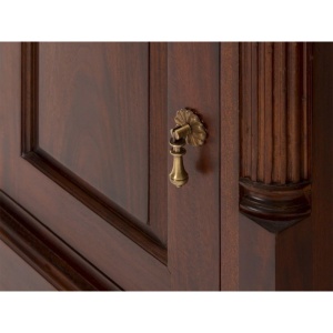 BIROU DE LUX 160CM, DIN LEMN MASIV, CULOARE MARO, ARTIM SELECTION - Img 3
