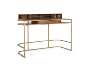 BIROU ELEGANT 130CM, 1981, LEMN DE MANGO SI METAL, ARTIM GROUP SELECTION - Img 4