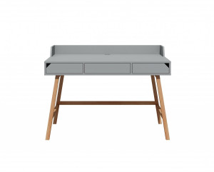 BIROU PENTRU CAMERA BEBELUSI LOTTA GRI DESIGN SCANDINAV GRI - Img 3