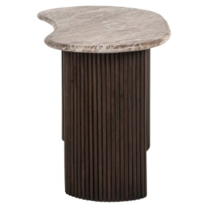 BIROU RASHFORD BLUSH 213522, CONFECTIONAT DIN MARMURA, MDF SI OTEL INOXIDABIL, CULOAREA MAROASPECT DE MARMURA, STIL MODERN - Img 4
