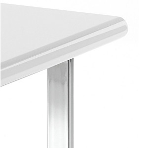 BIROU VEGA 120CM, CU 2 SERTARE, METAL SI MDF LUCIOS, COD 4669 - Img 4