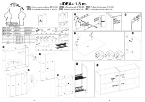 BUCATARIE IDEA, 180 CM, STEJAR WOTAN/ANTRACIT, DIN MDF, STIL VINTAGE - Img 4