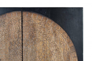 BUFET 143CM, NUC INCHIS/MARO, DIN LEMN DE MANGO SI METAL, GINER Y COLOMER - Img 4