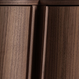 BUFET GIFHORN 242CM, DIN FURNIR DIN LEMN DE NUC SI MDF, DESIGN CONTEMPORAN, VICAL HOME - Img 6