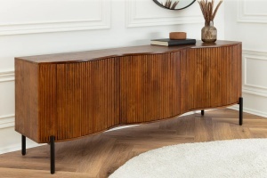 BUFET LIVING, GRANDEUR 180CM, LEMN DE MANGO SI SUPORT DIN METAL, MODEL 3D, CULOARE MARO, ARTIM GROUP SELECTION - Img 2