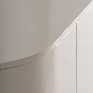 BUFET LIVING HATON 220CM, DIN LEMN, FINISAJ BEJ, STIL ART DECO, VICAL HOME - Img 4