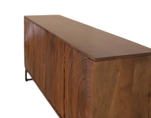 BUFET LIVING SUNSET 170CM, DIN LEMN DE MANGO, CULOARE NUC INCHIS, STIL MODERN, ARTIM GROUP SELECTION - Img 4