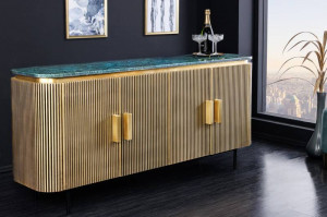 BUFET VENEZIANO 160CM, LEMN MASIV SI MARMURA, MODEL DEOSEBIT, ARTIM GROUP SELECTION - Img 2