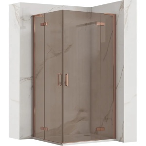 CABINA DE DUS HUGO DOUBLE 90X90, CUPRU PERIAT, CALITATE SUPERIOARA - Img 2