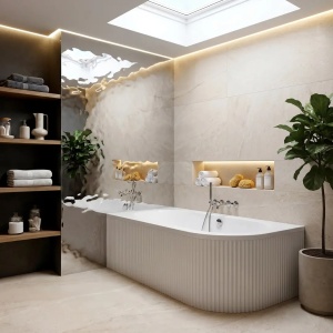 CADA BAIE ORION STRIPE STANGA 170 CM, DIN ACRIL, CALITATE SUPERIOARA - Img 2