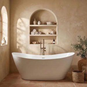 CADA DE PODEA FREESTANDING REA FERRANO SLIM 160, CU CAPAC DOP AURIU PERIAT, CALITATE SUPERIOARA - Img 4