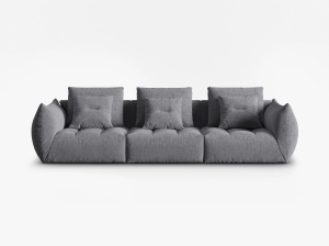 CANAPEA BLOOM, 4 LOCURI, 332 CM, DIVERSE CULORI SI MATERIALE, DESIGN DEOSEBIT - Img 11