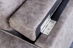 CANAPEA, COZY 220CM, MICROFIBRA, GRI ANTICHIZAT, COD 42139, DESIGN EXCLUSIVIST - Img 4