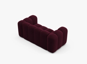 CANAPEA CU 2 LOCURI LUPIN 170, VISINIU, CU TAPITERIE DIN CATIFEA VENUS, BALOO MICADONI - Img 3