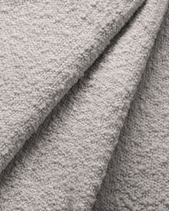 CANAPEA CU 4 LOCURI KATE, GRI DESCHIS, 243X99 CM, TAPITAT CU TAPITERIE DIN TEXTIL BOUCLE BALOO, MICADONI - Img 3