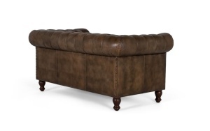 CANAPEA DEOSEBITA, CHESTERFIELD, COD 2211, DIN PIELE NATURALA, ARTIM GROUP SELECTION - Img 3