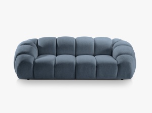 CANAPEA DIANA, 3 LOCURI, 254 CM, DIVERSE CULORI SI MATERIALE, DESIGN DEOSEBIT - Img 7