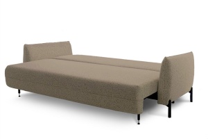 CANAPEA EXTENSIBILA AURORA BEJ GRUPA III, CONFECTIONATA DIN METAL, TEXTIL SI SPUMA POLIURETANICA, STIL MODERN - Img 3