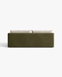CANAPEA EXTENSIBILA HENA, CU 3 LOCURI, VERDE, 205X112 CM, TAPITAT CU TAPITERIE DIN TEXTIL CATIFEA SALVADOR, MICADONI - Img 7