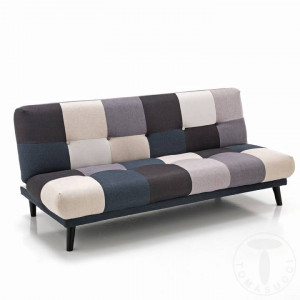 CANAPEA EXTENSIBILA, JAMBOREE, COD 3351, STIL MODERN, REALIZATA DIN LEMN SI STOFA - Img 1