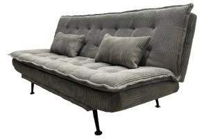 CANAPEA EXTENSIBILA, JAZZ 195CM, 3 LOCURI, MATERIAL CATIFEA RAIAT, CULOARE GRI/MARO, ARTIM GROUP SELECTION - Img 9