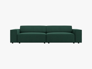 CANAPEA JODIE, 3 LOCURI, 204 CM, DIVERSE CULORI SI MATERIALE, DESIGN DEOSEBIT - Img 15