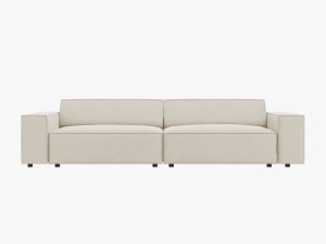CANAPEA JODIE, 4 LOCURI, 244 CM, DIVERSE CULORI SI MATERIALE, DESIGN DEOSEBIT - Img 4
