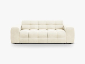 CANAPEA KENDAL, 3 LOCURI, 222 CM, DIVERSE CULORI SI MATERIALE, DESIGN DEOSEBIT - Img 3