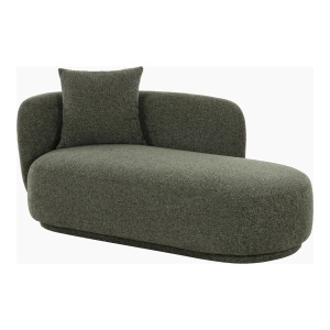 CANAPEA LOUNGE MYKONOS 175CM, DIN LEMN SI TEXTIL, CULOARE VERDE, HOUSE NORDIC - Img 3