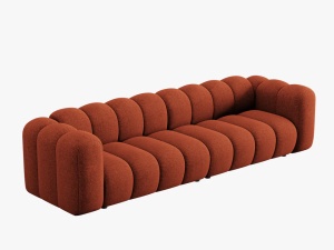 CANAPEA LUPIN, 4 LOCURI, 288 CM, SCORTISOARA 44, TAPITERIE CHENILLE, DESIGN DEOSEBIT - Img 3