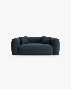 CANAPEA MARTINA, CU 2 LOCURI, BLUE JEANS, 200 CM, CU TAPITERIE DIN TEXTIL STRUCTURAT BOSTON, MICADONI