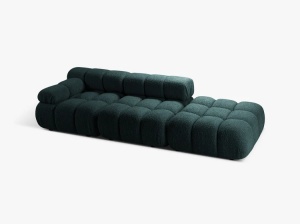 CANAPEA MODULA BELLIS, PE DREAPTA, BENZINA, CU TAPITERIE DIN TEXTIL BOUCLE ROLF, MICADONI - Img 2