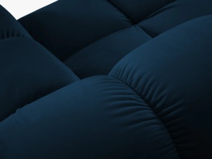 CANAPEA MODULARA BELLIS, 2 LOCURI, 188 CM, ALBASTRU 81, TAPITERIE DIN CATIFEA, DESIGN DEOSEBIT - Img 7