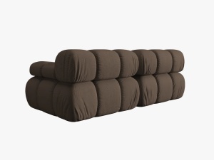 CANAPEA MODULARA BELLIS, 2 LOCURI, 188 CM, MARO 40, TAPITERIE DIN CATIFEA 3D, DESIGN DEOSEBIT - Img 3