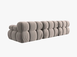 CANAPEA MODULARA BELLIS, 3 LOCURI, 282 CM, BEJ 16, TAPITERIE DIN CATIFEA, DESIGN DEOSEBIT - Img 3