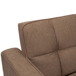 CANAPEA RABATABILA, ARTIM MEBLE, REALIZAT DIN MATERIAL TEXTIL MARO SI METAL, STIL MODERN - Img 14