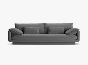CANAPEA TORINO, 4 LOCURI, 250 CM, DIVERSE CULORI SI MATERIALE, DESIGN DEOSEBIT - Img 7